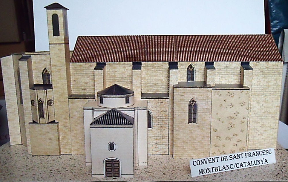 klášter sv. Františka Montblanc, Katalánsko (Plnďż˝ velikost v novďż˝m oknďż˝) klášter sv. Františka Montblanc, Katalánsko