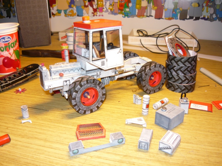 Kloubový traktor Škoda Liaz 180 (Plná velikost v novém okně) Kloubový traktor Škoda Liaz 180
