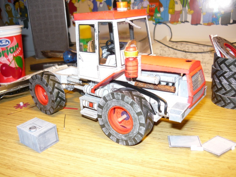Kloubov� traktor �koda Liaz 180