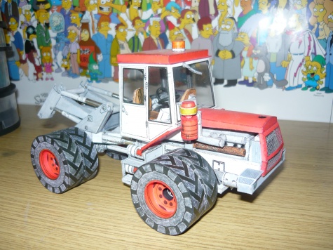 Kloubov� traktor �koda Liaz 180