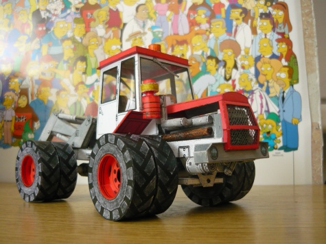 Kloubov� traktor �koda Liaz 180
