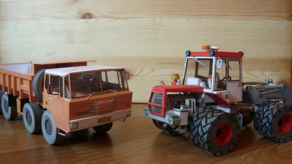Kloubov� traktor �koda Liaz 180