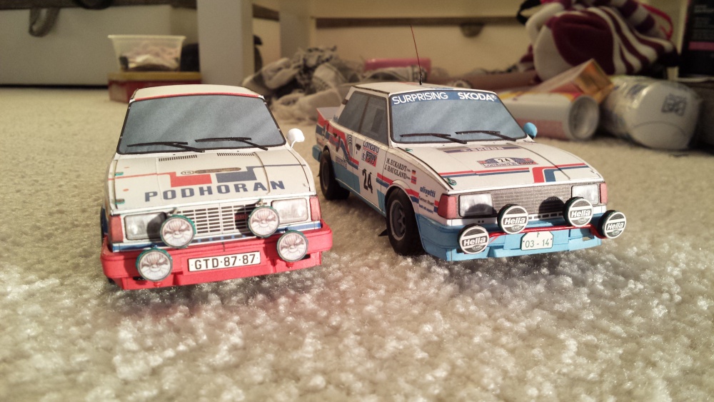 Škoda 130 LR J.Haugland a J.Sedlář (Plná velikost v novém okně) Škoda 130 LR J.Haugland a J.Sedlář