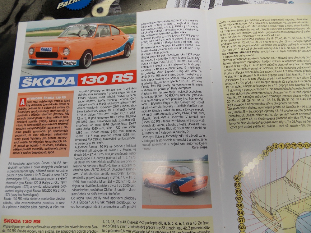 Škoda 130 RS - okruhová verze (Plná velikost v novém okně) Škoda 130 RS - okruhová verze