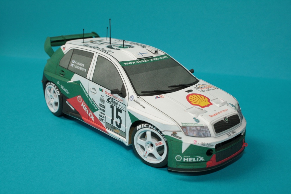 ŠKODA FABIA WRC ADAC Rally Deutschland 2003 (Plnďż˝ velikost v novďż˝m oknďż˝) ŠKODA FABIA WRC ADAC Rally Deutschland 2003