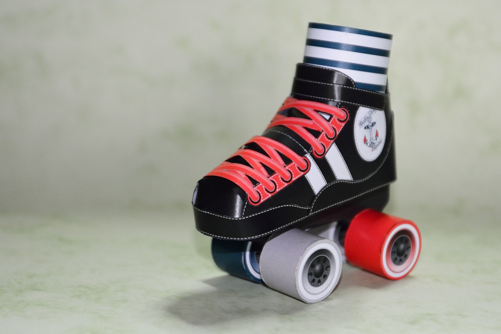 Kolečková brusle pro Roller Derby (Plnďż˝ velikost v novďż˝m oknďż˝) Kolečková brusle pro Roller Derby