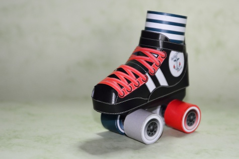 Kole�kov� brusle pro Roller Derby