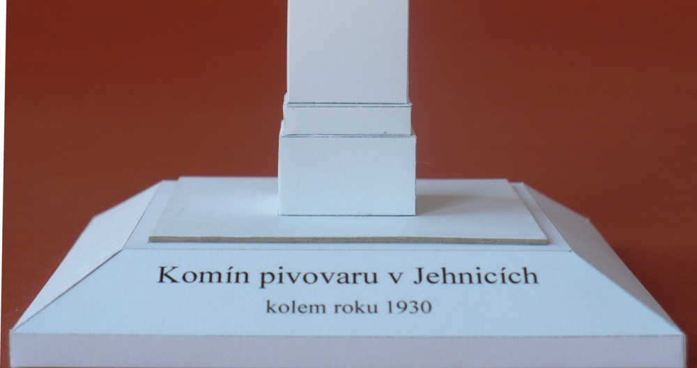 Komín pivovaru v Jehnicích (Plnďż˝ velikost v novďż˝m oknďż˝) Komín pivovaru v Jehnicích