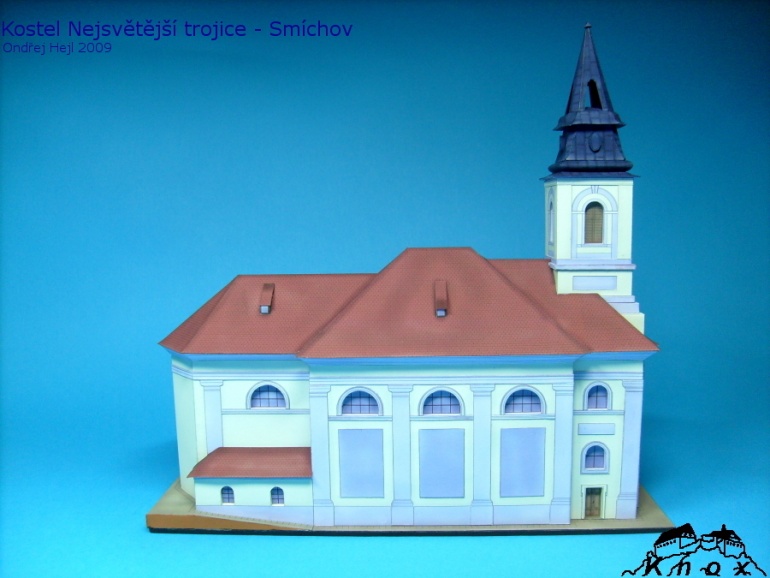 Kostel Nejsvětější trojice - Praha, Smíchov (Plná velikost v novém okně) Kostel Nejsvětější trojice - Praha, Smíchov