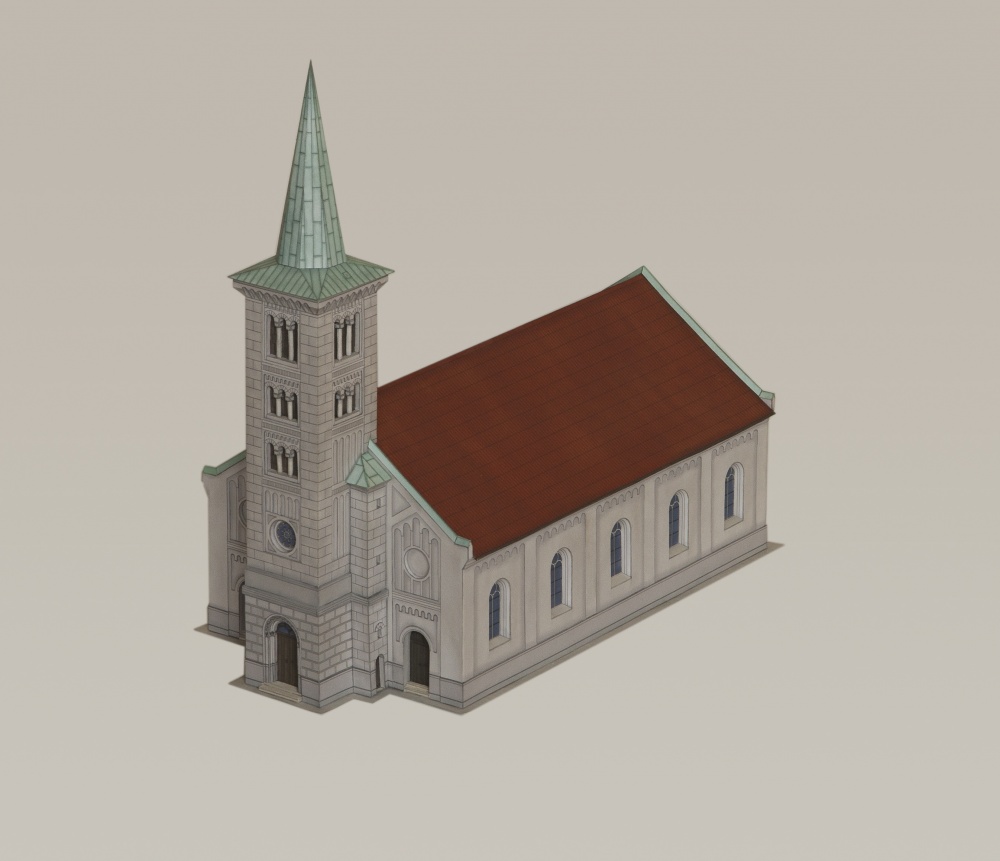 kostel sv. Kateřiny ve Slezských Rudolticích (Plná velikost v novém okně) kostel sv. Kateřiny ve Slezských Rudolticích