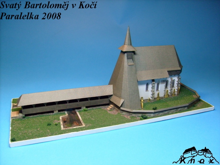 Kostel svatého Bartoloměje v Kočí (Plná velikost v novém okně) Kostel svatého Bartoloměje v Kočí