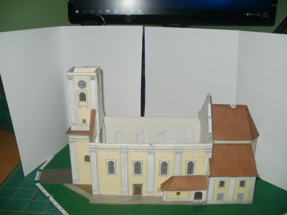 Kostel všech svatých - Milotice / O.Hejl / O.Hejl / 1:150 (Plná velikost v novém okně) Kostel všech svatých - Milotice / O.Hejl / O.Hejl / 1:150