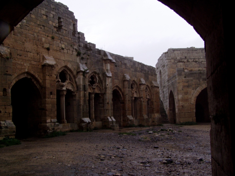Krak, Kerak, Alleppo (Plná velikost v novém okně) Krak, Kerak, Alleppo