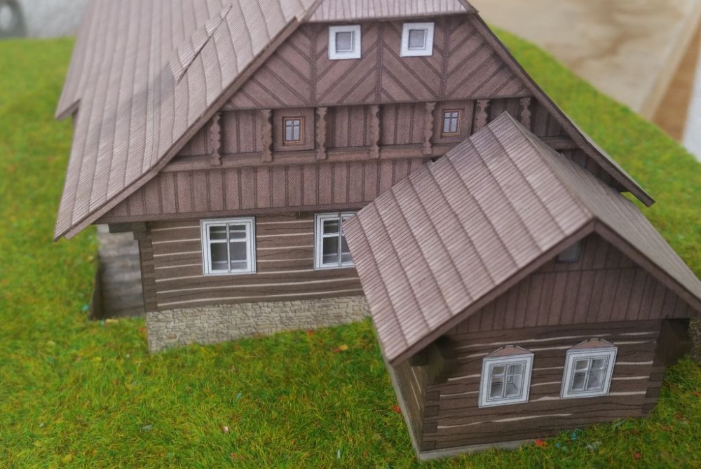 Krkonošská chalupa (Plná velikost v novém okně) Krkonošská chalupa