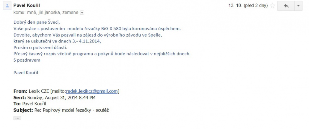Krone Big X 580 (Pln� velikost v nov�m okn�) Krone Big X 580