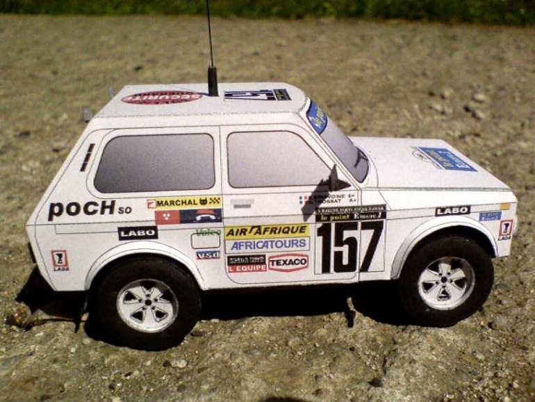 Lada Niva 4x4 Dakar 1983 (Plná velikost v novém okně) Lada Niva 4x4 Dakar 1983