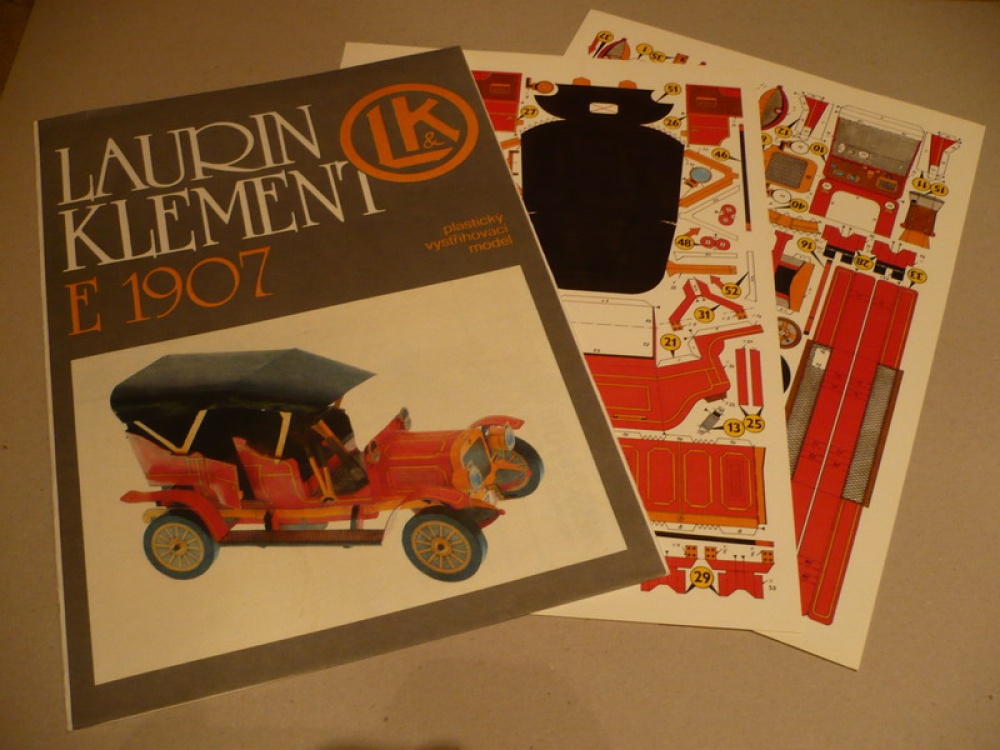 Laurin a Klement E 1907 (Plná velikost v novém okně) Laurin a Klement E 1907