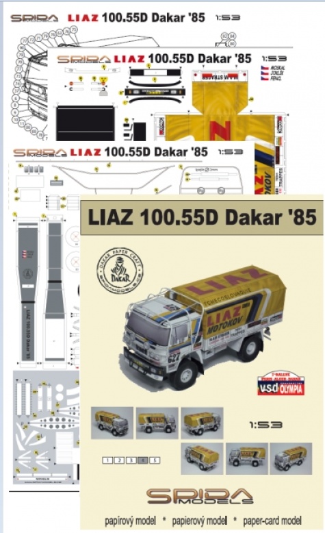LIAZ 100.55D (DAKAR 1985)