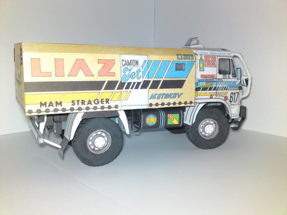 Liaz 111.154 Dakar 1988 (Plná velikost v novém okně) Liaz 111.154 Dakar 1988
