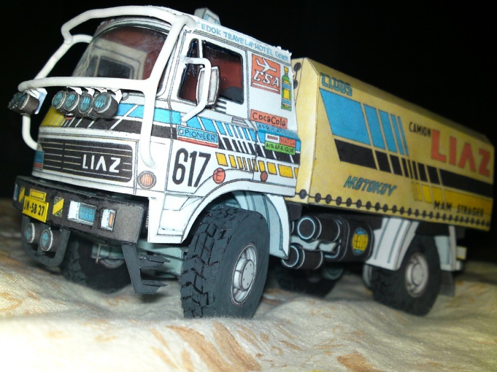 Liaz 111.154 Dakar 1988 (Pln� velikost v nov�m okn�) Liaz 111.154 Dakar 1988