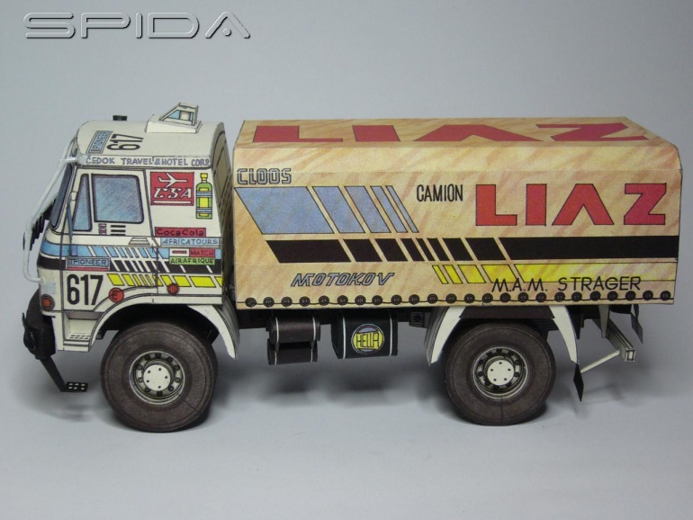 LIAZ 111.154 Dakar 1988 (Plná velikost v novém okně) LIAZ 111.154 Dakar 1988
