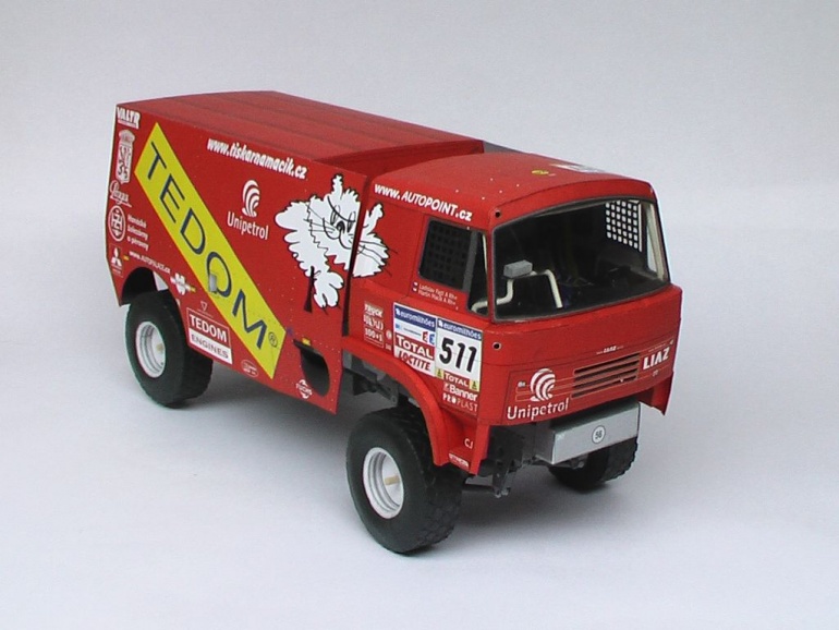 Liaz 111.154 Dakar 2006 /Vimos/ - Kovář (Plná velikost v novém okně) Liaz 111.154 Dakar 2006 /Vimos/ - Kovář