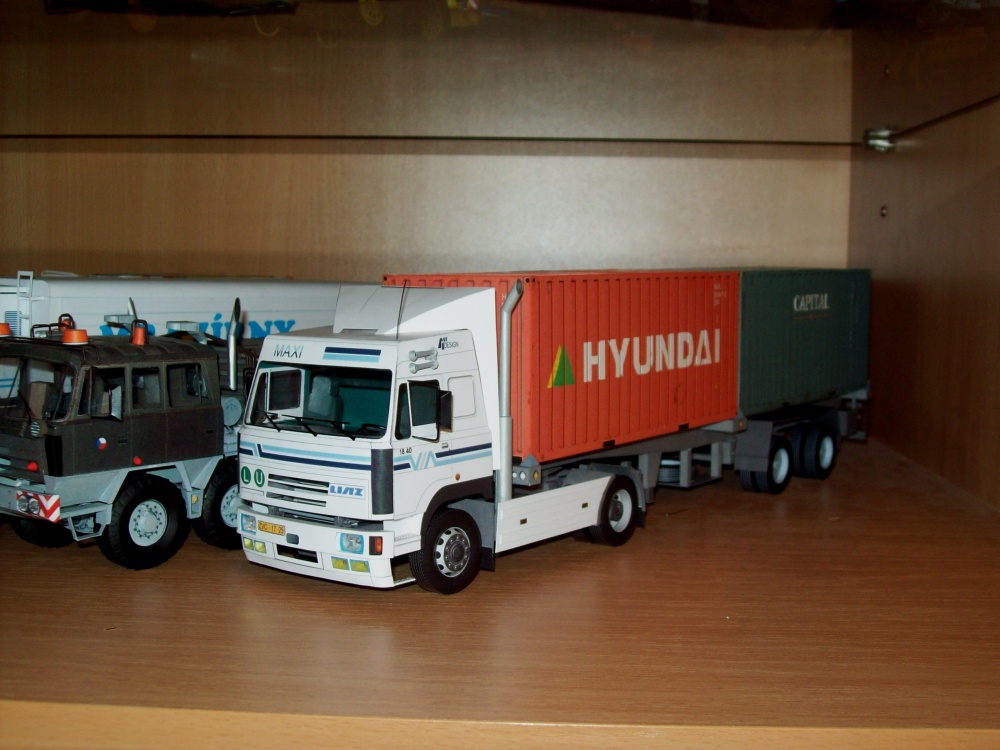 Liaz TBV18.40 DD + návěs 30.25.20 (Plná velikost v novém okně) Liaz TBV18.40 DD + návěs 30.25.20
