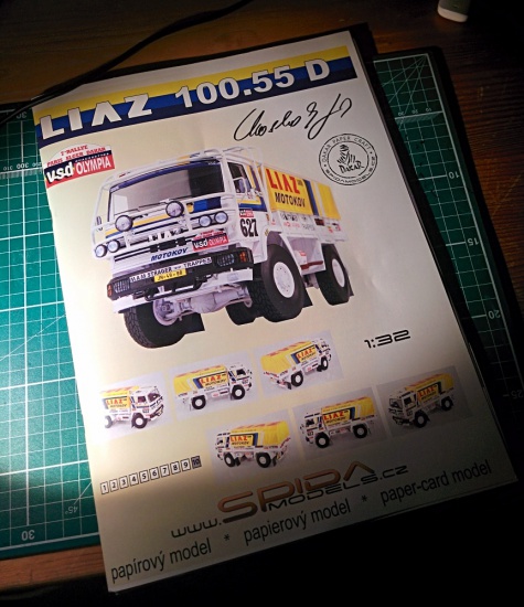 Liaz 100.55 D Dakar 1985 Liaz 100.55 D Dakar 1985