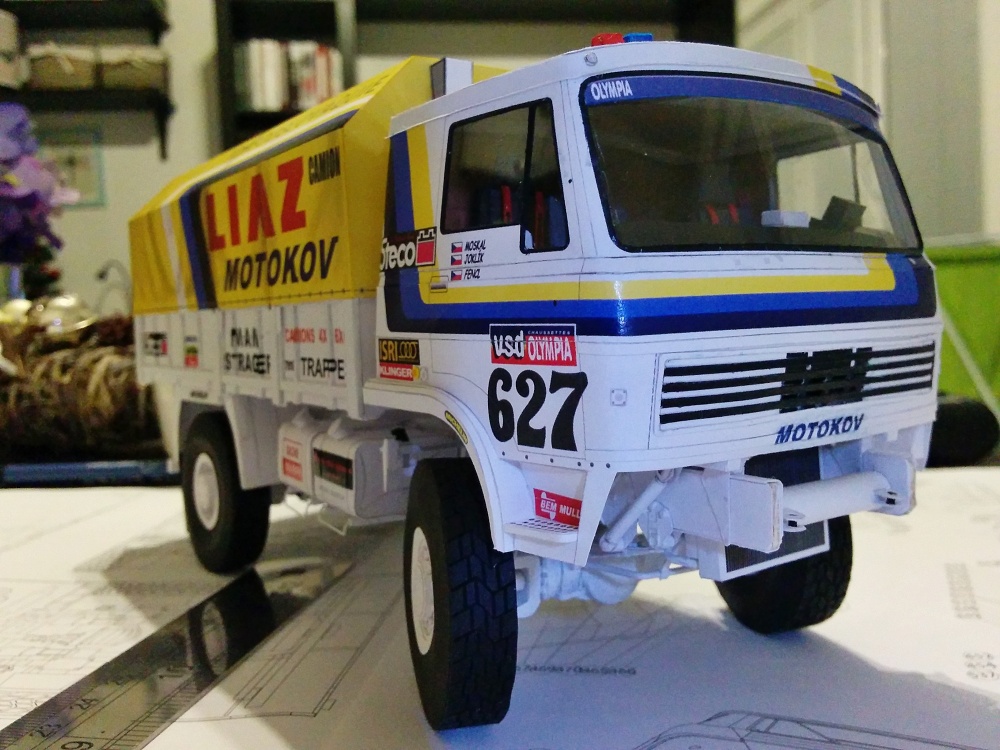Liaz 100.55 D Dakar 1985 (Plná velikost v novém okně) Liaz 100.55 D Dakar 1985
