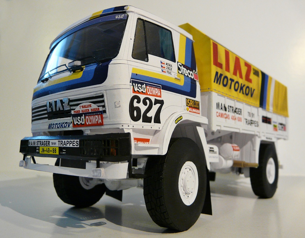 Liaz 100.55 D Dakar 1985 (Plná velikost v novém okně) Liaz 100.55 D Dakar 1985