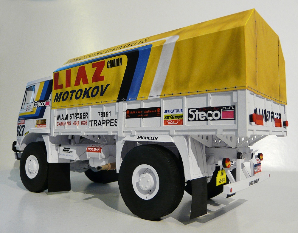 Liaz 100.55 D Dakar 1985 (Plná velikost v novém okně) Liaz 100.55 D Dakar 1985