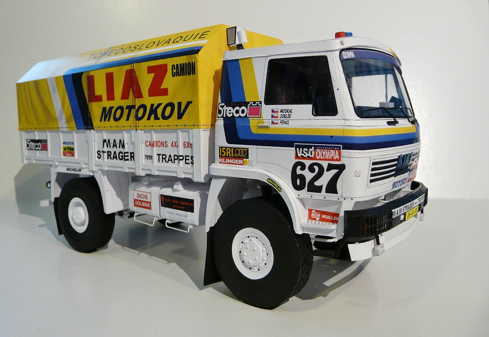 Liaz 100.55 D Dakar 1985 (Plná velikost v novém okně) Liaz 100.55 D Dakar 1985