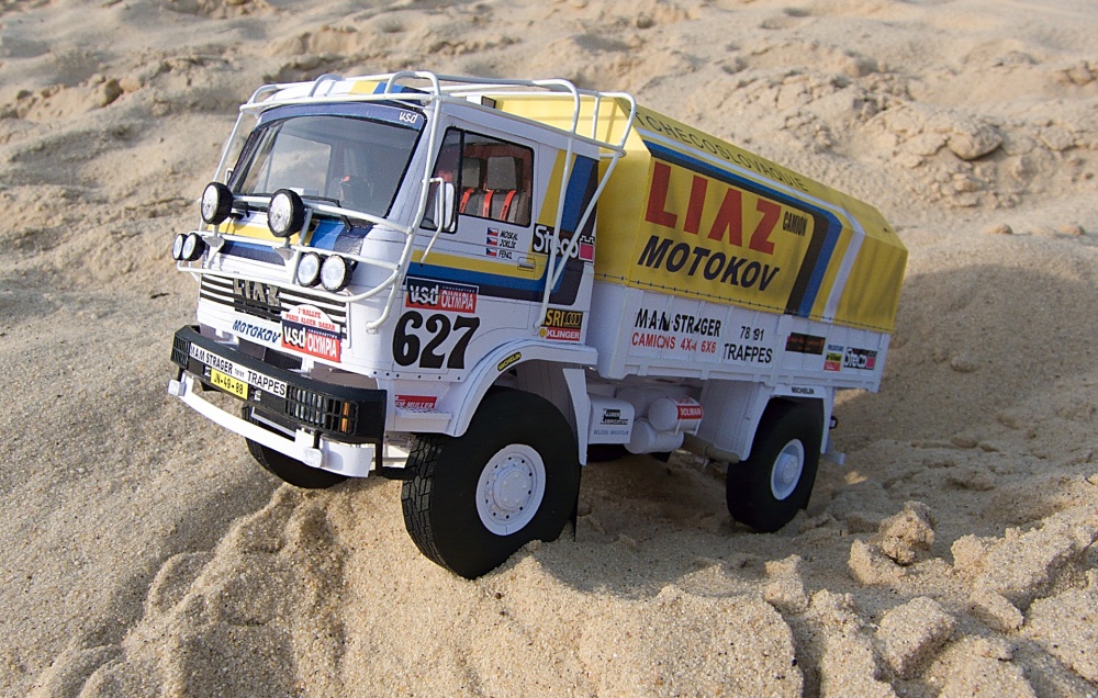 Liaz 100.55 D Dakar 1985 (Pln� velikost v nov�m okn�) Liaz 100.55 D Dakar 1985