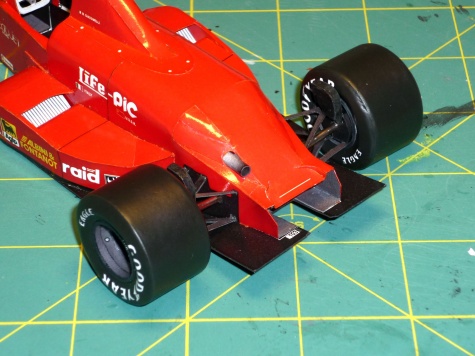 Life F190 - Bruno Giacomelli - GP Maďarska 1990 Life F190 - Bruno Giacomelli - GP Maďarska 1990