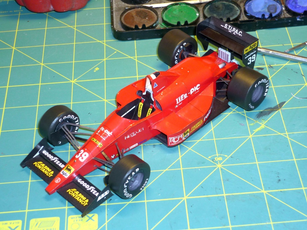 Life F190 - Bruno Giacomelli - GP Maďarska 1990 (Plná velikost v novém okně) Life F190 - Bruno Giacomelli - GP Maďarska 1990