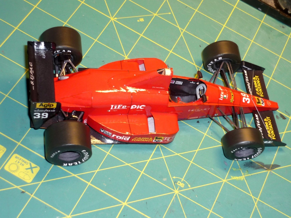 Life F190 - Bruno Giacomelli - GP Maďarska 1990 (Plná velikost v novém okně) Life F190 - Bruno Giacomelli - GP Maďarska 1990