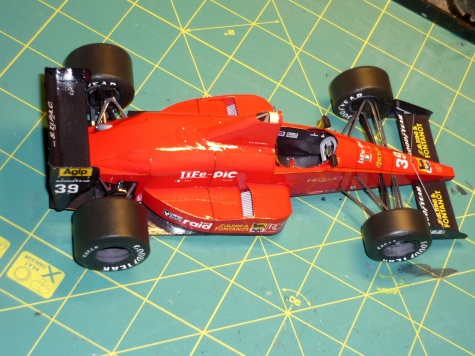 Life F190 - Bruno Giacomelli - GP Maďarska 1990 Life F190 - Bruno Giacomelli - GP Maďarska 1990