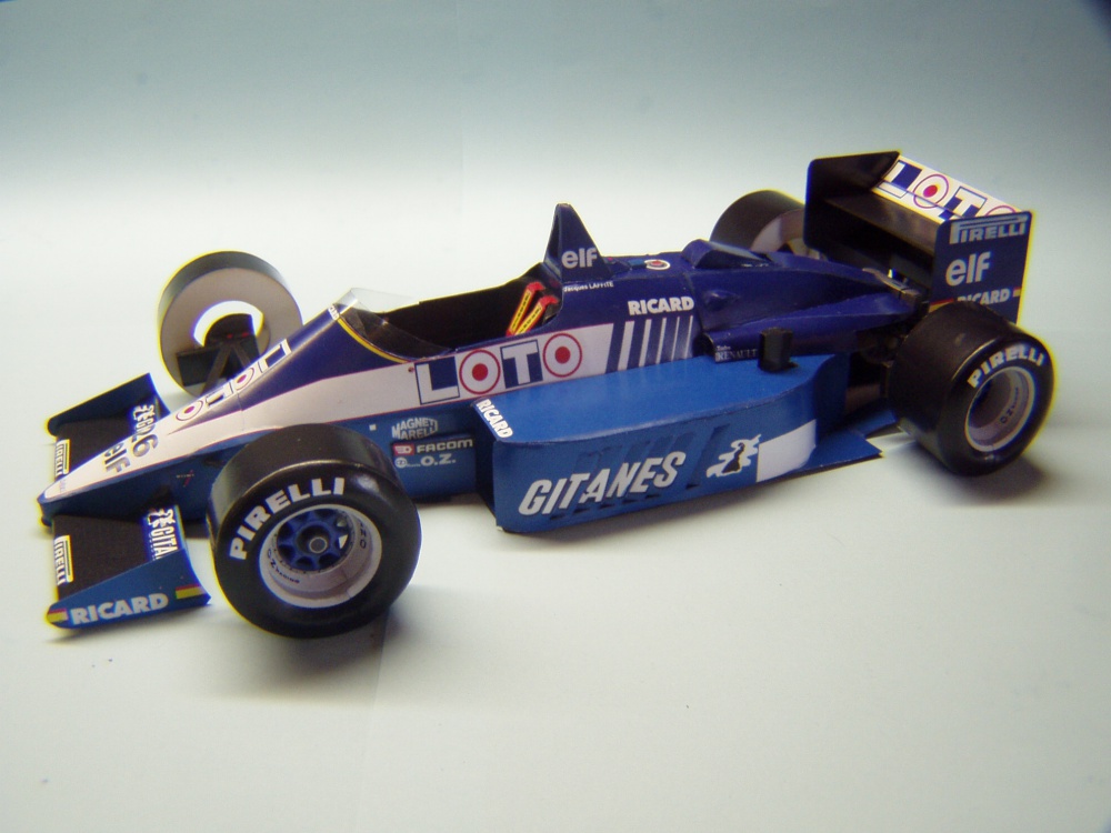 Ligier JS27, 1986, J. Laffite (Plná velikost v novém okně) Ligier JS27, 1986, J. Laffite