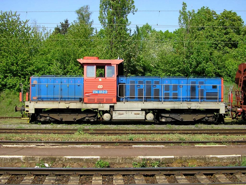 Lokomotíva řady 714 (Plná velikost v novém okně) Lokomotíva řady 714