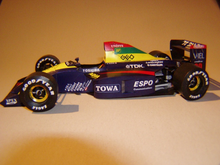 Lola Larousse LC90, 1990, A. Suzuki