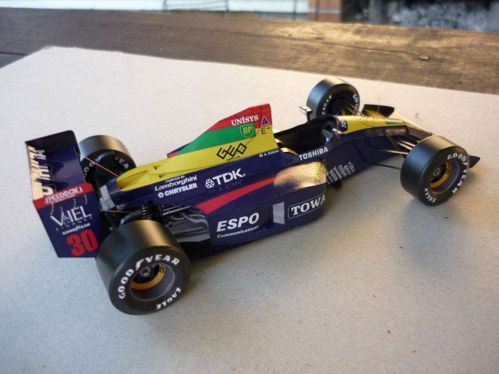 Lola Larrousse LC-90 - Aguri Suzuki - GP Japonska 1990 (Plná velikost v novém okně) Lola Larrousse LC-90 - Aguri Suzuki - GP Japonska 1990
