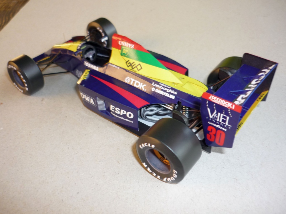 Lola Larrousse LC-90 - Aguri Suzuki - GP Japonska 1990 (Plná velikost v novém okně) Lola Larrousse LC-90 - Aguri Suzuki - GP Japonska 1990