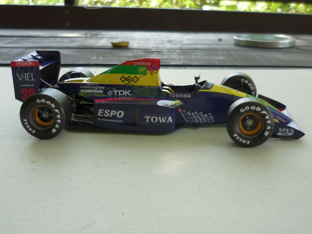 Lola Larrousse LC-90 - Aguri Suzuki - GP Japonska 1990 (Plná velikost v novém okně) Lola Larrousse LC-90 - Aguri Suzuki - GP Japonska 1990