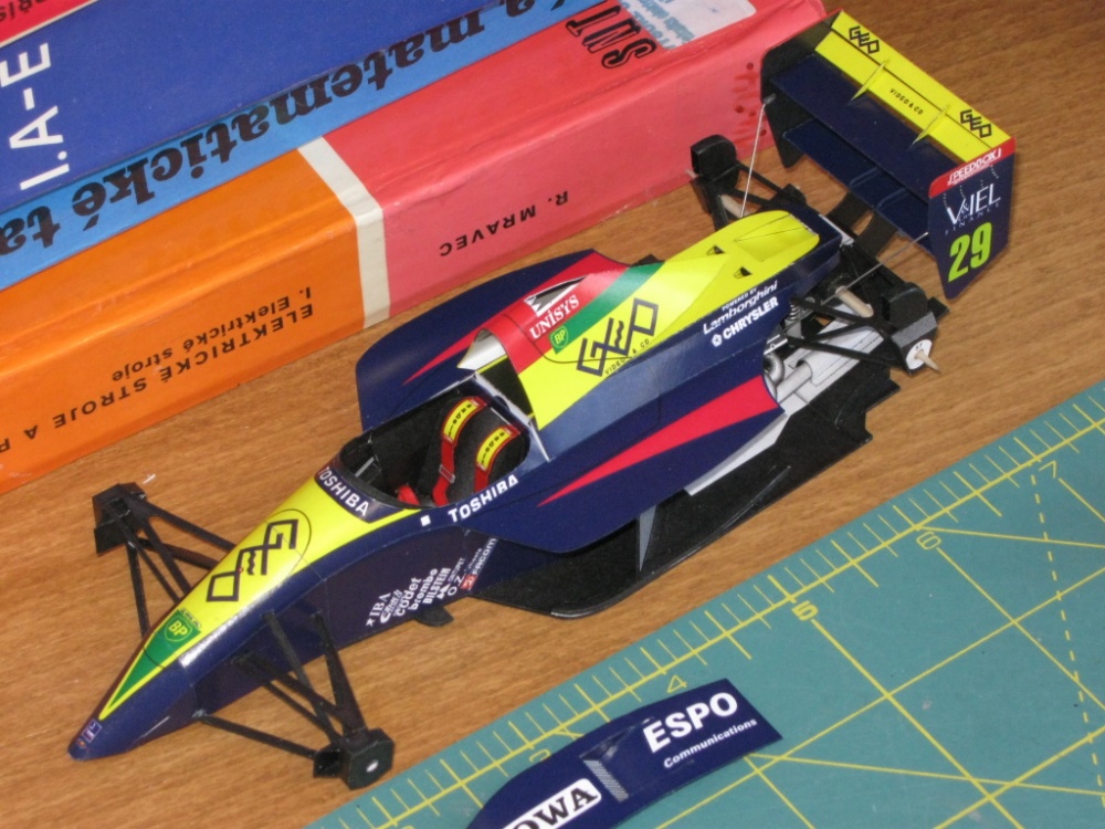 Lola Larrousse LC-90, E. Bernard, GP Great Britain 1990 - beta