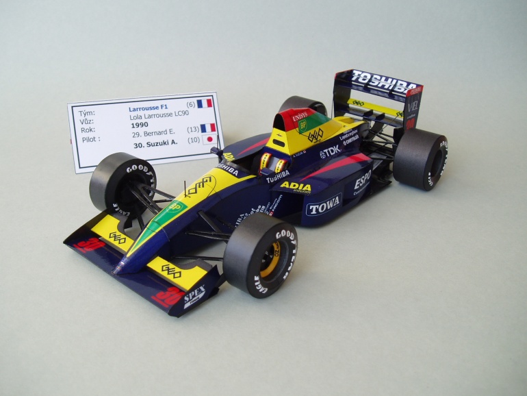 Lola Larrousse LC90 (1990; Suzuki) (Pln� velikost v nov�m okn�) Lola Larrousse LC90 (1990; Suzuki)