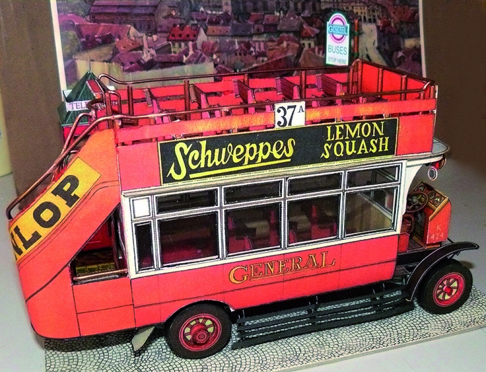 Londýnský bus AEC typ K (Plná velikost v novém okně) Londýnský bus AEC typ K