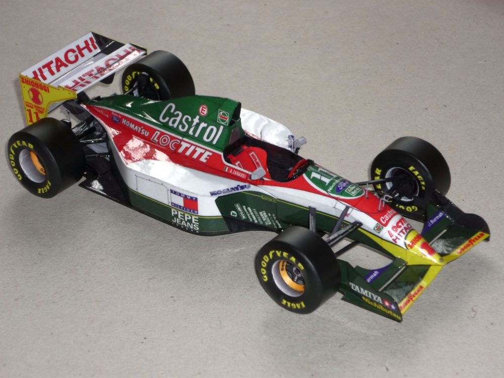 Lotus 107B - Alessandro Zanardi - Monako 93 (Plná velikost v novém okně) Lotus 107B - Alessandro Zanardi - Monako 93