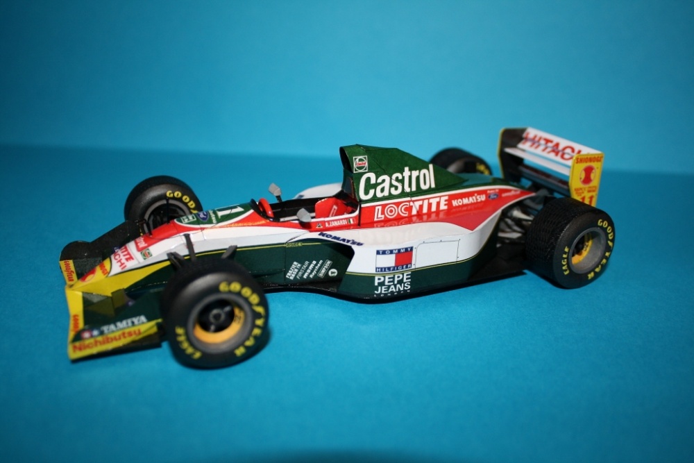 Lotus 107B, 1993, A. Zanardi, GP Brazílie/M. Fabián/1:24 (Plná velikost v novém okně) Lotus 107B, 1993, A. Zanardi, GP Brazílie/M. Fabián/1:24
