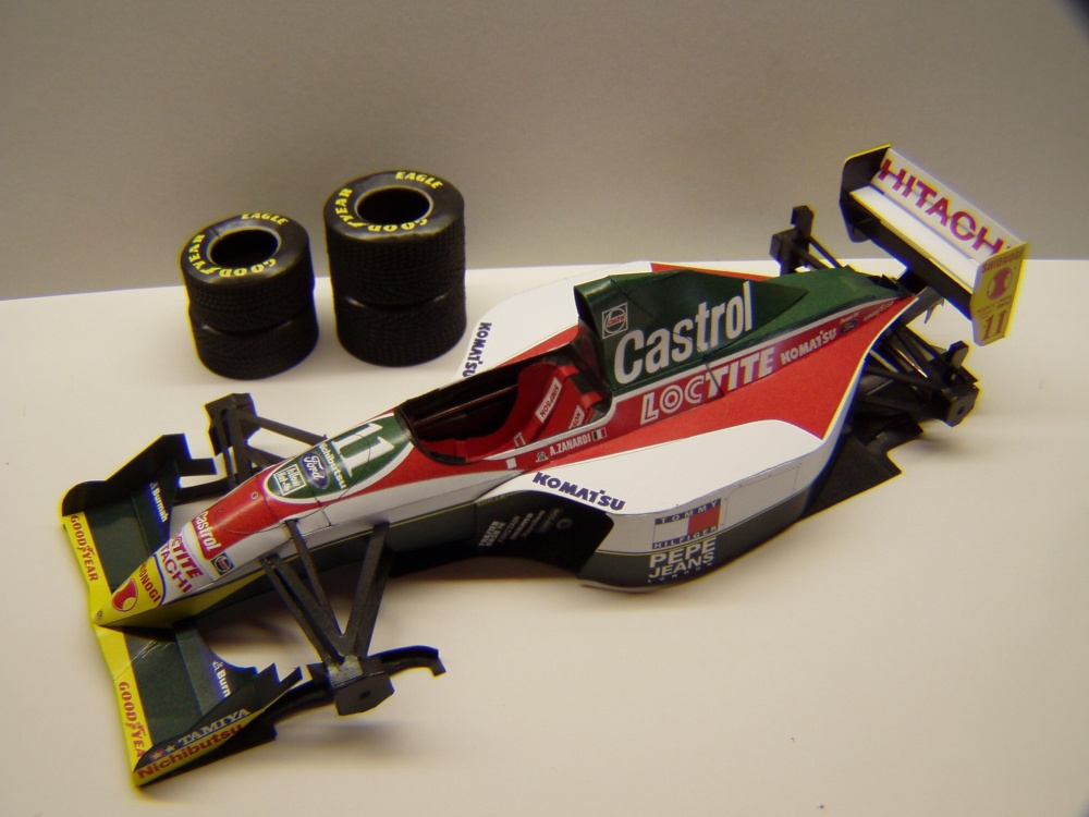 Lotus 107B, 1993, A. Zanardi, GP Brazílie (Plná velikost v novém okně) Lotus 107B, 1993, A. Zanardi, GP Brazílie