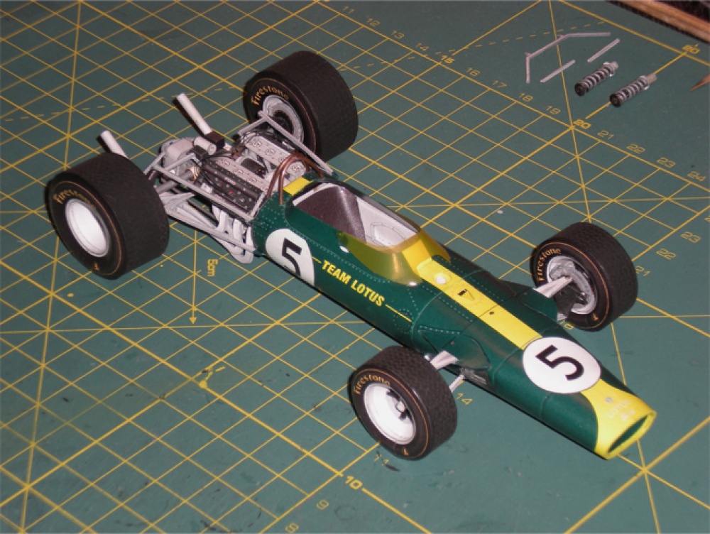 Lotus 49, Dutch 1967, Clark (Plná velikost v novém okně) Lotus 49, Dutch 1967, Clark